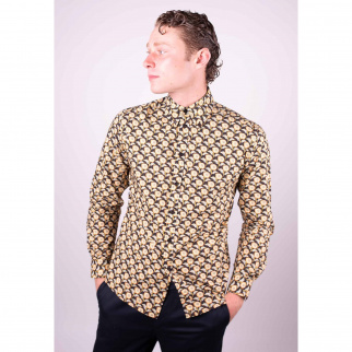 Broadwick Liberty Fabric Floral Print Men's Button-Down Shirt – Merc