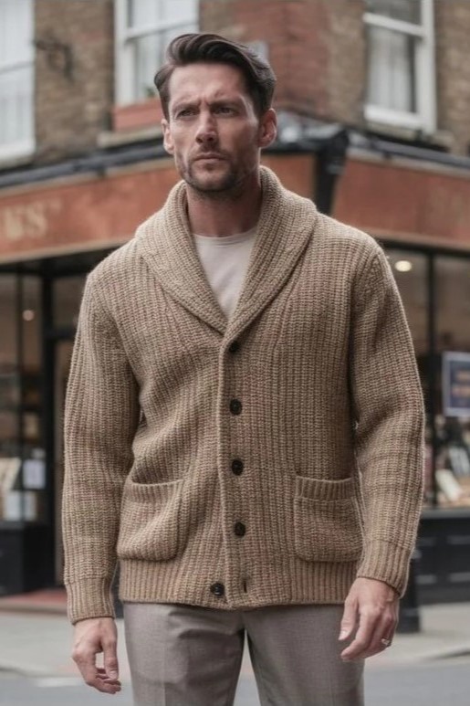 Tampere Cardigan Camel