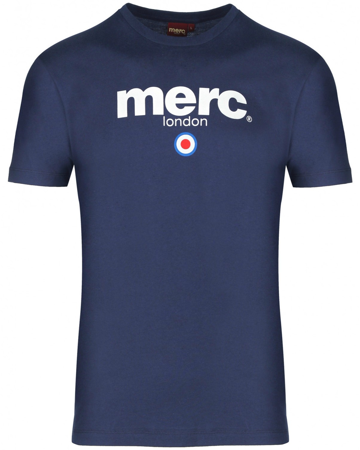 Мужская футболка с классическим логотипом Merc Brighton, navy (синяя), купить на официальном сайте
