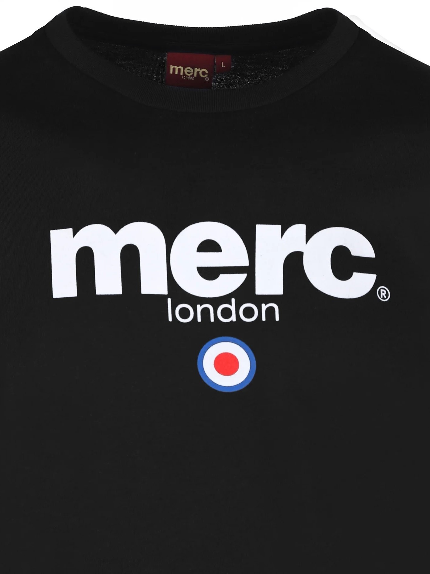 Мужская футболка Merc Brighton c классическим логотипом, черная (black)