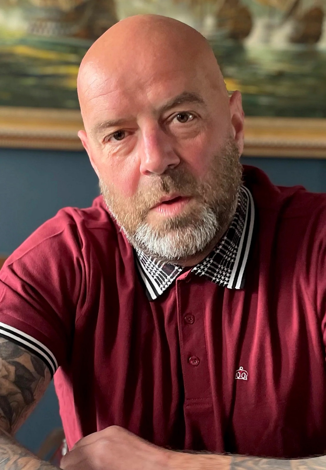 Balam Polo Shirt Burgundy