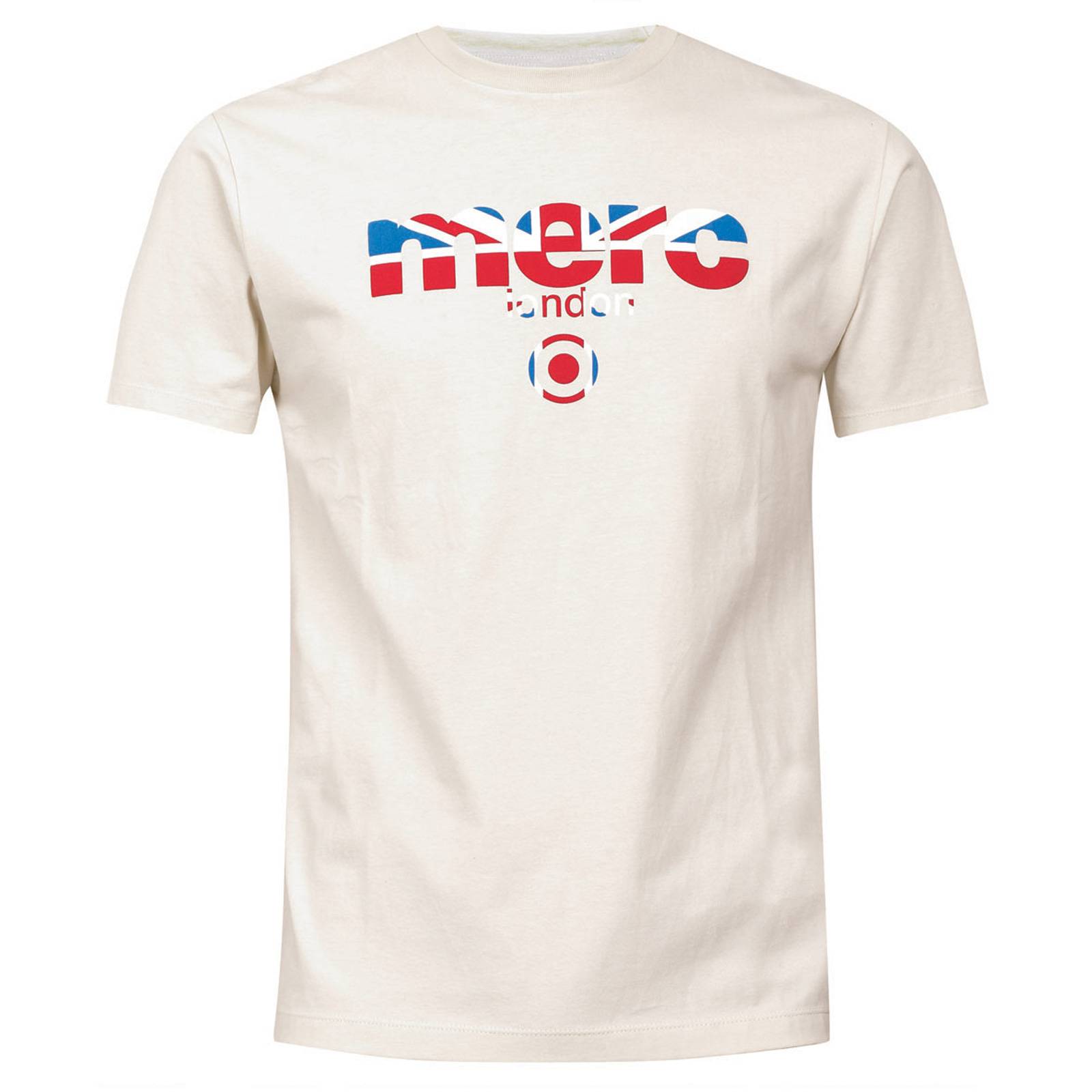 Мужская футболка Broadwell с классическим логотипом Merc, кремовая, купить на официальном сайте со СКИДКОЙ!
