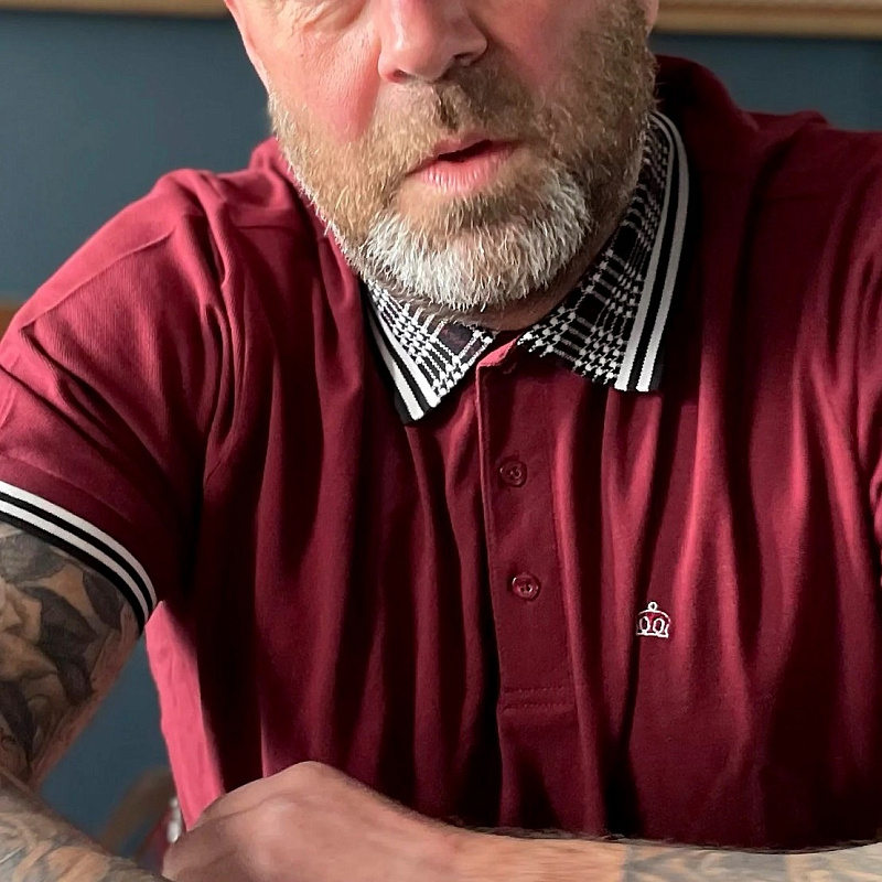 Balam Polo Shirt Burgundy